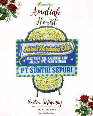 Papan Bunga Duka di Taba Koji
