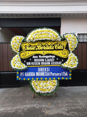 Papan Bunga Duka di Taba Koji