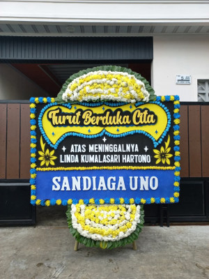 Papan Bunga Duka di Taba Koji